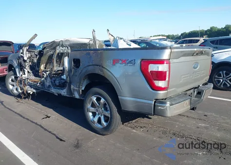 2022 Ford F-150 Lariat z USA, uszkodzony, nr VIN 1FTFW1E88NKF21377